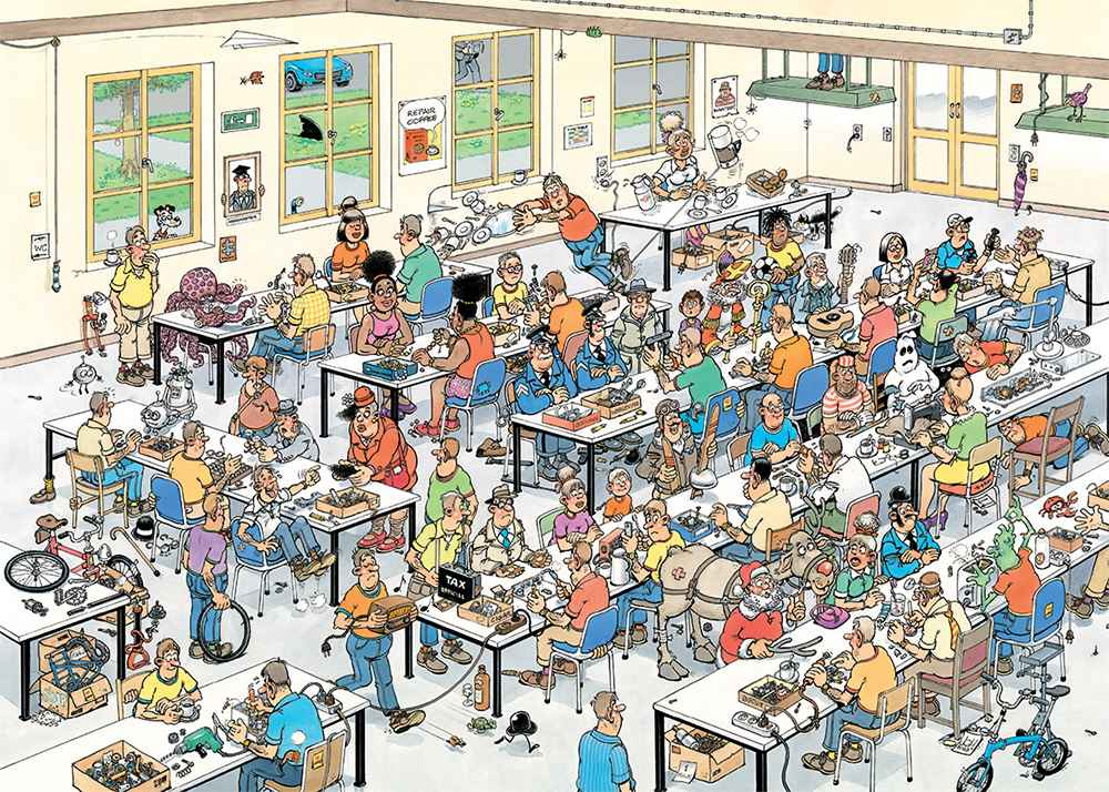 Jan van Haasteren – Megjavítjuk? – teljes kirakókép