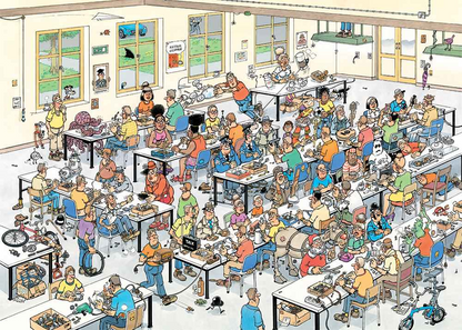 Jan van Haasteren – Megjavítjuk? – teljes kirakókép