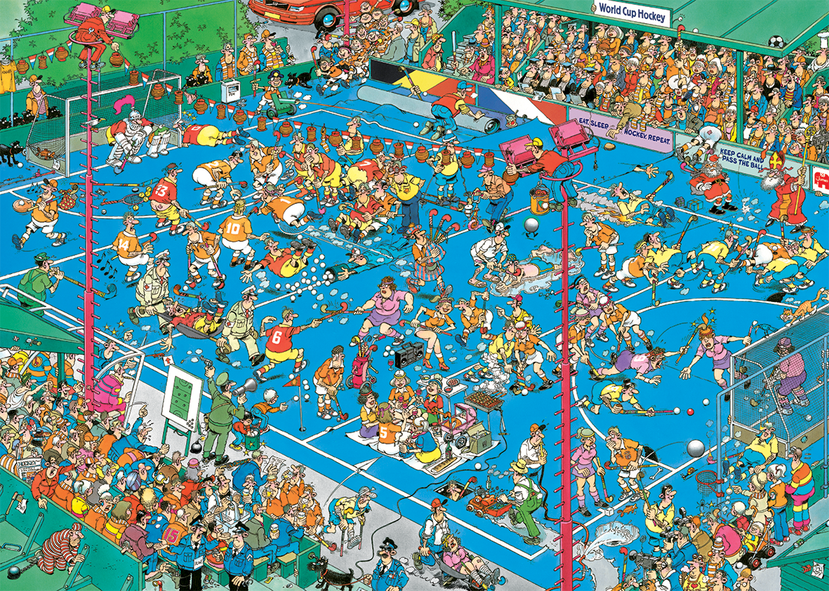 Jan van Haasteren – Gyeplabda-bajnokság – teljes kirakókép