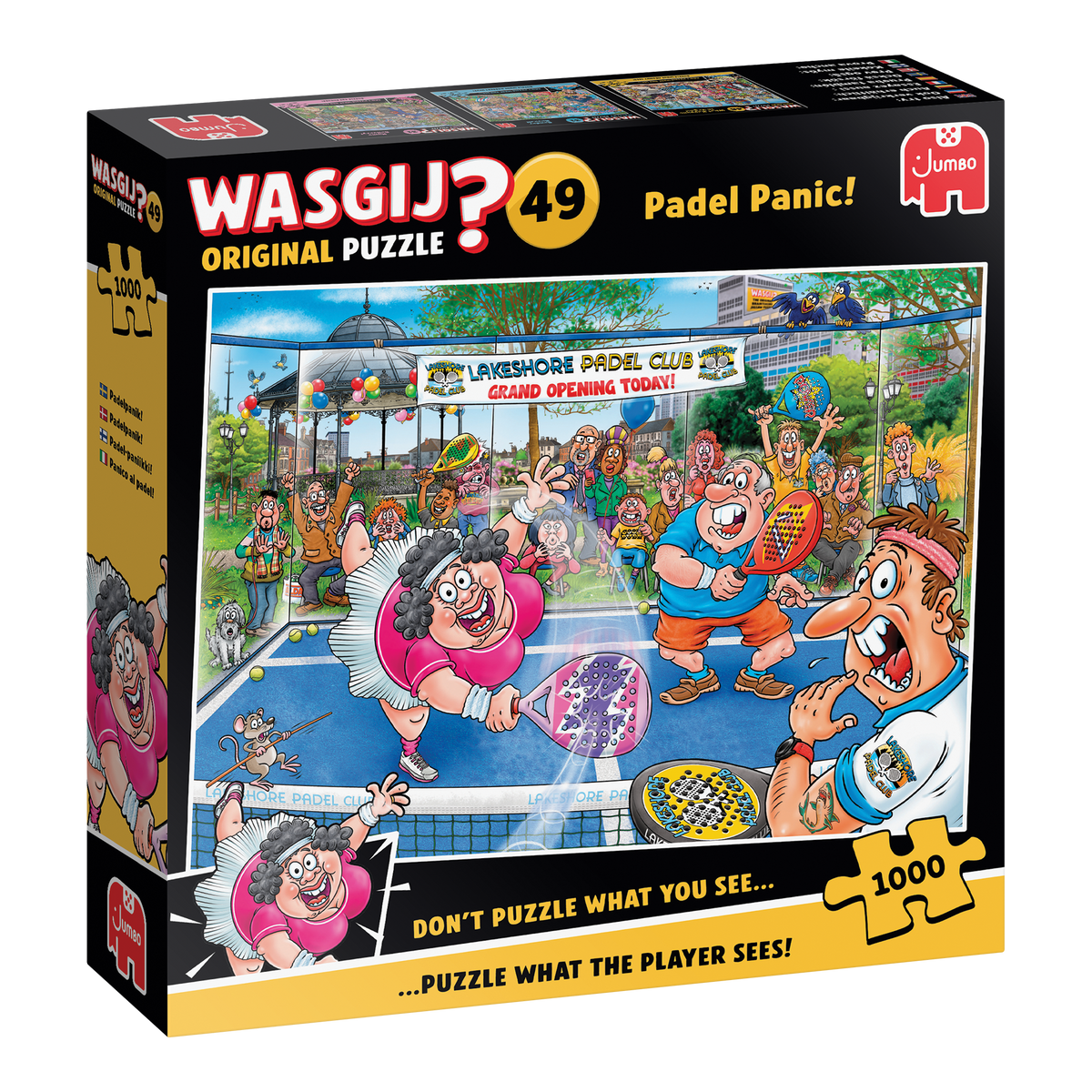 Wasgij Original 49 – Padelpánik! – doboz