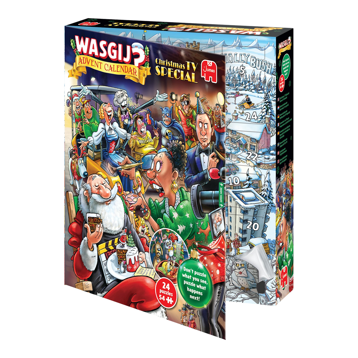 Wasgij Adventi naptár – Karácsonyi tévékülönkiadás – kinyitott adventi naptár