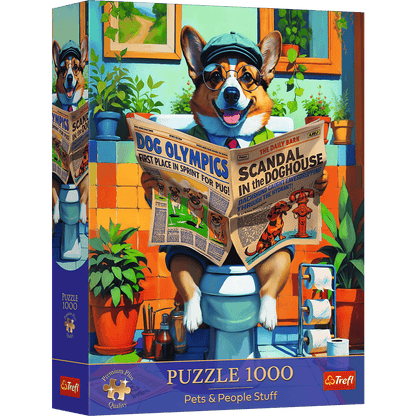 Pets & People Stuff: Corgi a mosdóban – a kirakó doboza