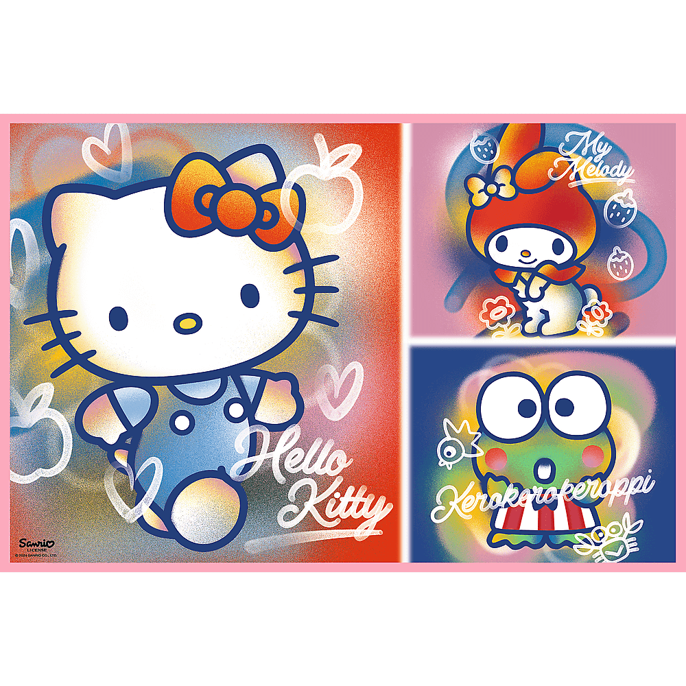Hello Kitty és barátai – a kirakó képe