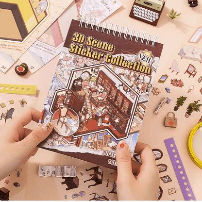 15 in 1 Matricakönyv Barna - matricajelenet Simno 15 darabos kirakó puzzle (SN-6941776325857) - puzzlegarden