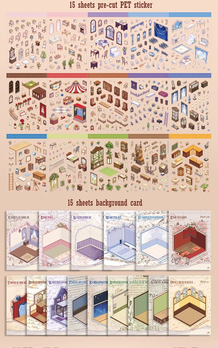 15 in 1 Matricakönyv Barna - matricajelenet Simno 15 darabos kirakó puzzle (SN-6941776325857) - puzzlegarden