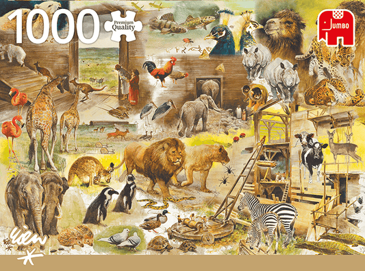 A Bárka Építése Jumbo 1000 darabos kirakó puzzle (JU-18854 8710126188545) - puzzlegarden