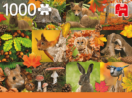 Állatok Ősszel Jumbo 1000 darabos kirakó puzzle (JU-18863 8710126188637) - puzzlegarden