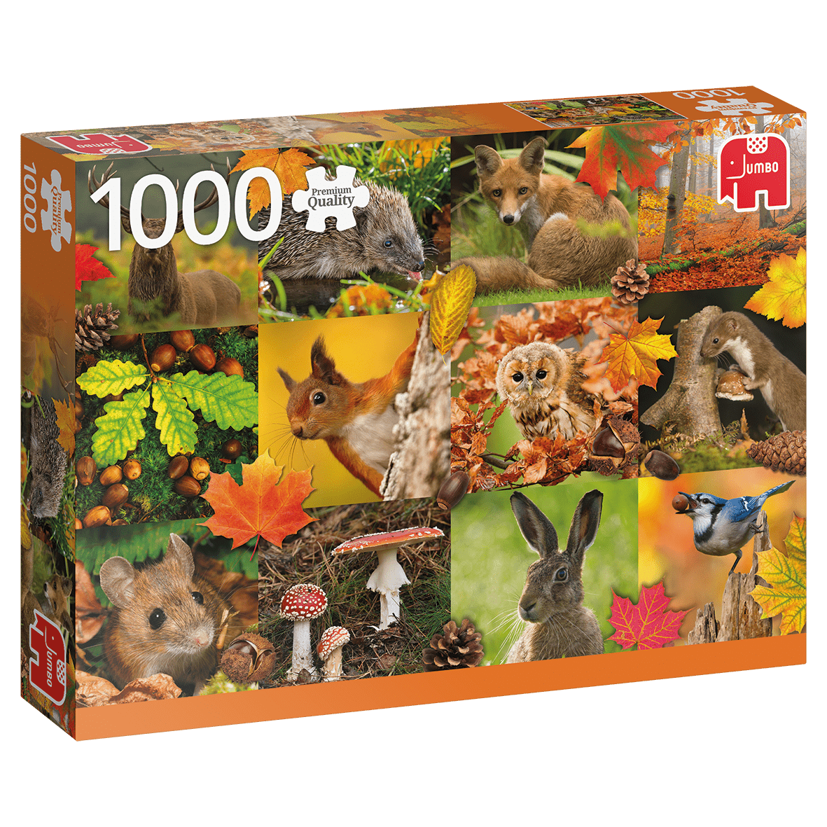 Állatok Ősszel Jumbo 1000 darabos kirakó puzzle (JU-18863 8710126188637) - puzzlegarden