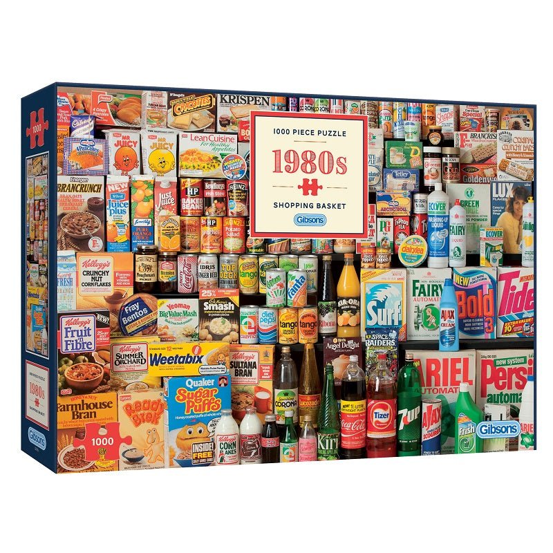 1980s Shopping Basket Gibsons 1000 darabos kirakó puzzle (G - G7034 5012269070347) - puzzlegarden