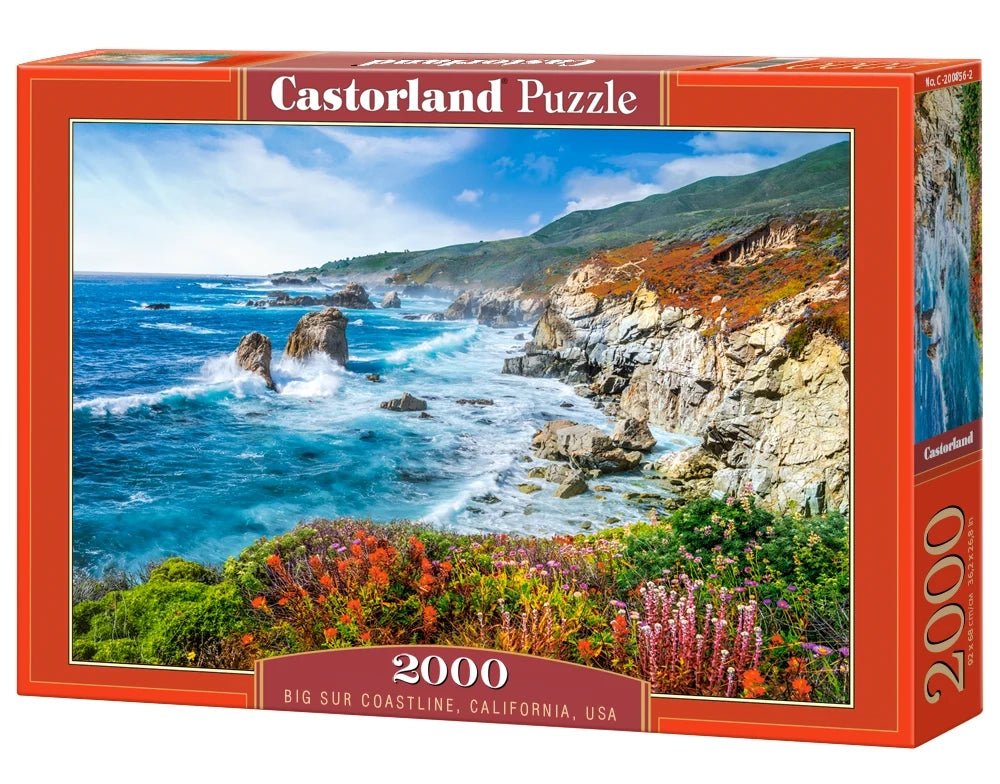 Big Sur Coastline, California, USA 2000 darabos Castorland puzzle kirakó (C-200856)