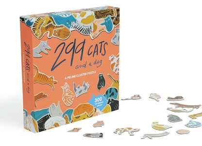 299 macska és egy kutya Laurence King 300 darabos kirakó puzzle (LK-9781786276582) - puzzlegarden