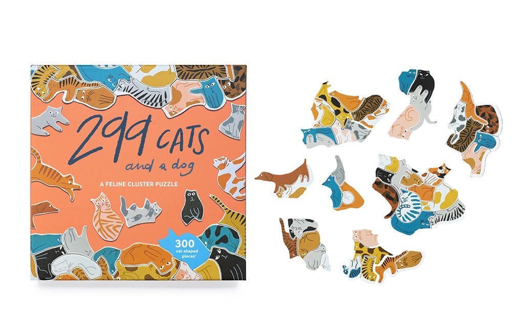 299 macska és egy kutya Laurence King 300 darabos kirakó puzzle (LK-9781786276582) - puzzlegarden