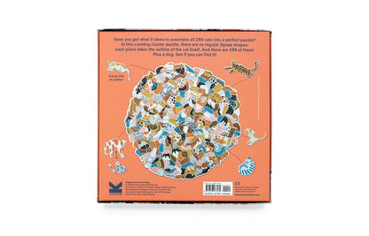299 macska és egy kutya Laurence King 300 darabos kirakó puzzle (LK-9781786276582) - puzzlegarden