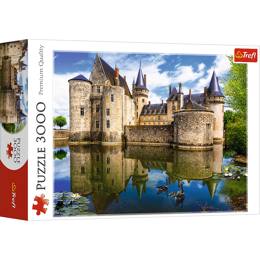 Sully-sur-Loire kastélya, Franciaország – a kirakó doboza