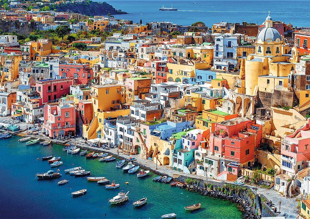 Procida, Olaszország – a kirakó képe