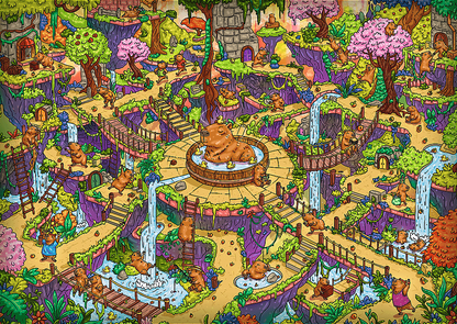 The Impossible Maze: Vicces kapibarák – a kirakó képe
