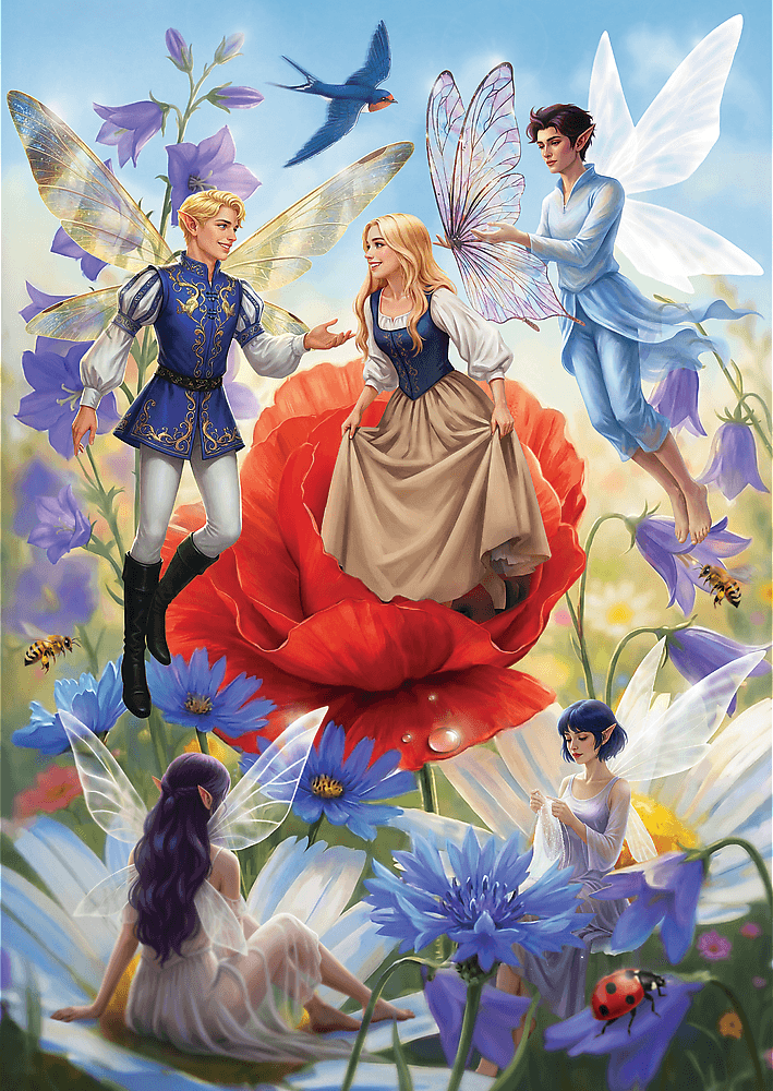Enchanted Fairy Tales: Hüvelyk Panna – a kirakó képe