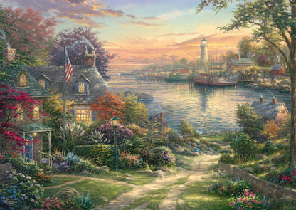 Thomas Kinkade – New England kikötője