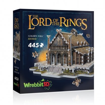 A Gyűrűk Ura - Edoras, Az Arany-csarnok - 3D szivacs puzzle Wrebbit3D 445 darabos kirakó puzzle (WP-W3D-1016 665541010163) - puzzlegarden
