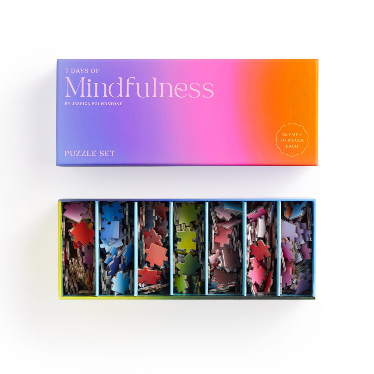 7 Days of Mindfulness Set - 7x70 Galison 70 darabos kirakó puzzle (GA-9780735377943 9780735377943) - puzzlegarden