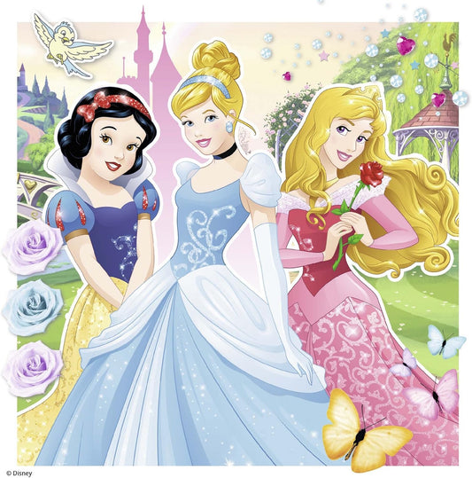 3 in 1 - Disney Hercegnők Ravensburger 49 darabos kirakó puzzle (RA-07008 4005556070084) - puzzlegarden