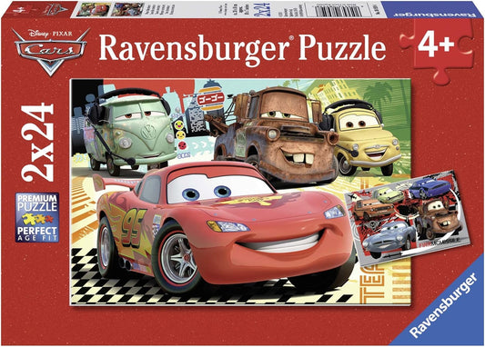 Cars - New Adventures 2x24 darabos Ravensburger puzzle kirakó (8959)