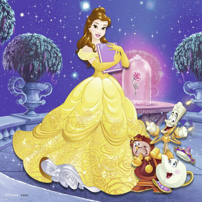 Disney Hercegnők - Belle, Hamupipőke, Ariel - 3x49 Ravensburger 49 darabos kirakó puzzle (RA-09350 ) - puzzlegarden