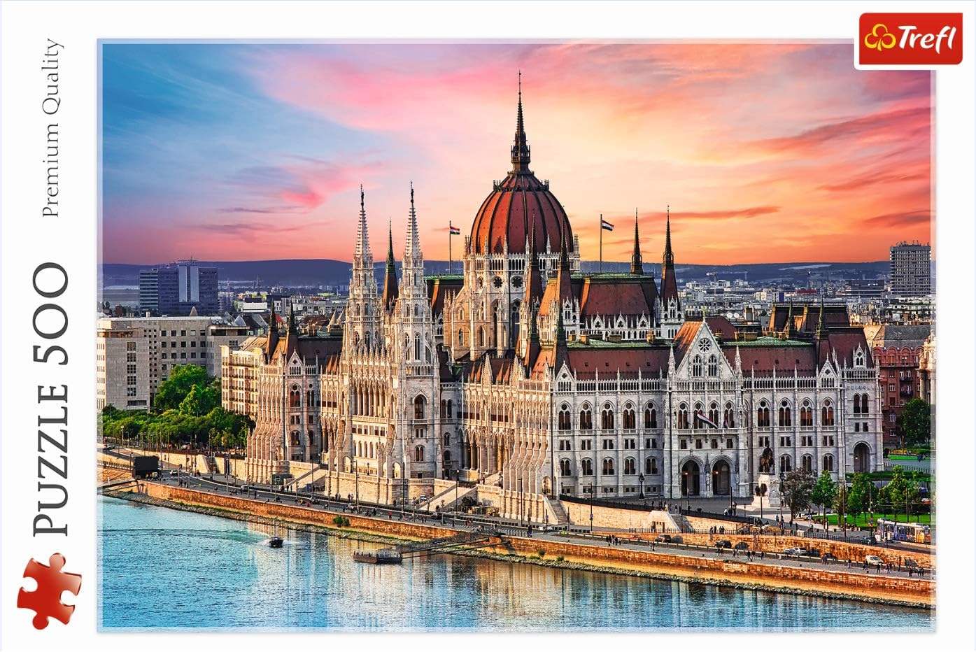 Budapesti Parlament, Magyarország Trefl 500 darabos kirakó puzzle (TR-37395 5900511373950) - puzzlegarden