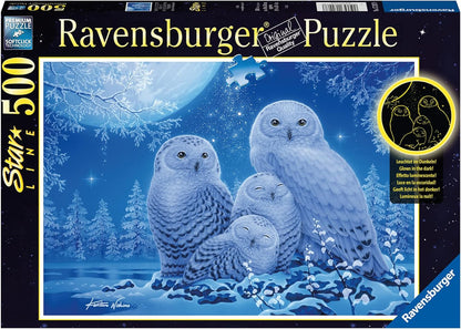 Baglyok a holdfényben Ravensburger 500 darabos kirakó puzzle (RA-17207 4005556172078) - puzzlegarden