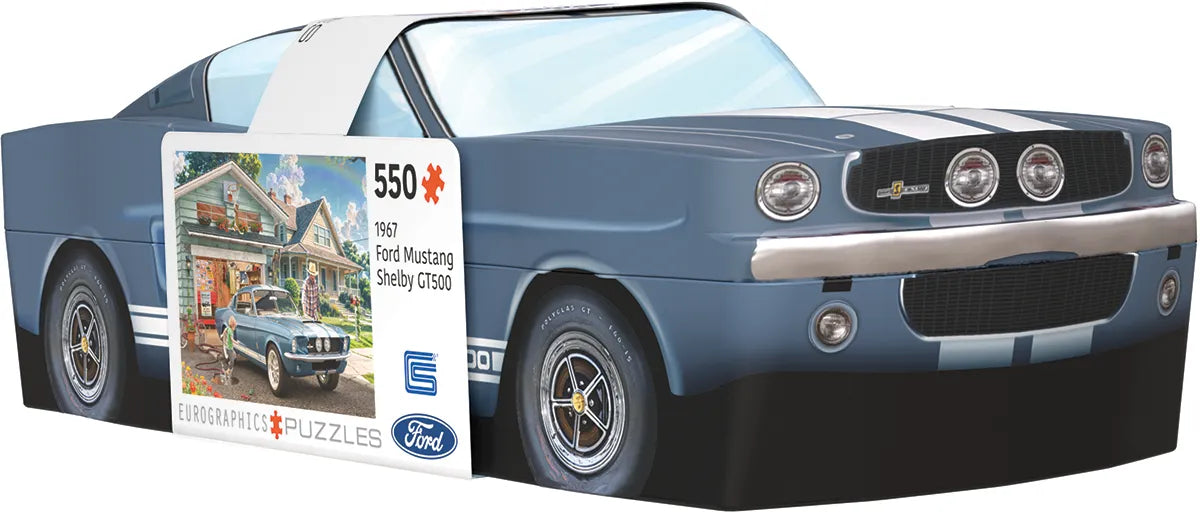 1967-es Ford Mustang Shelby GT500 – fémdobozban – a kirakó doboza
