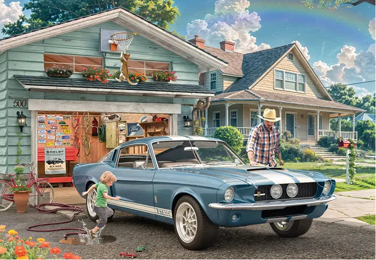 1967-es Ford Mustang Shelby GT500 – fémdobozban – a kirakó képe