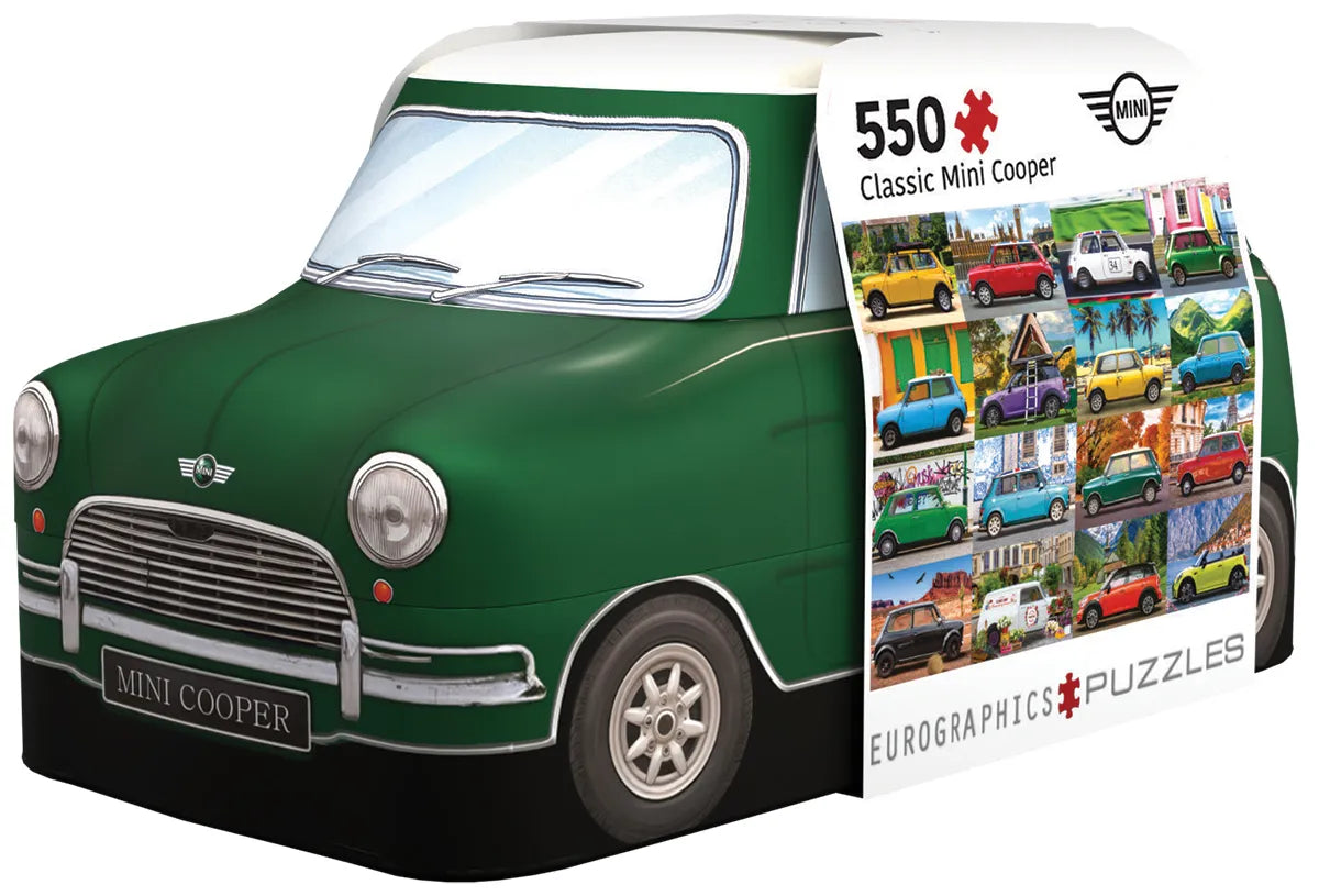 Mini Cooper – fémdobozban – a kirakó doboza