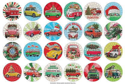 VW karácsony – puzzle adventi naptár – a kirakó képe