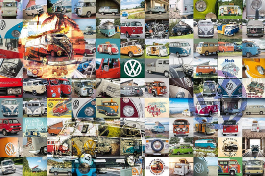 99 Volkswagen Kisbusz Ravensburger 3000 darabos kirakó puzzle (RA - 16018) - puzzlegarden