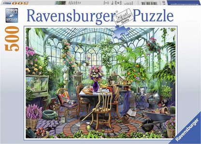 A télikertben Ravensburger 500 darabos kirakó puzzle (RA-14832 4005556148325) - puzzlegarden