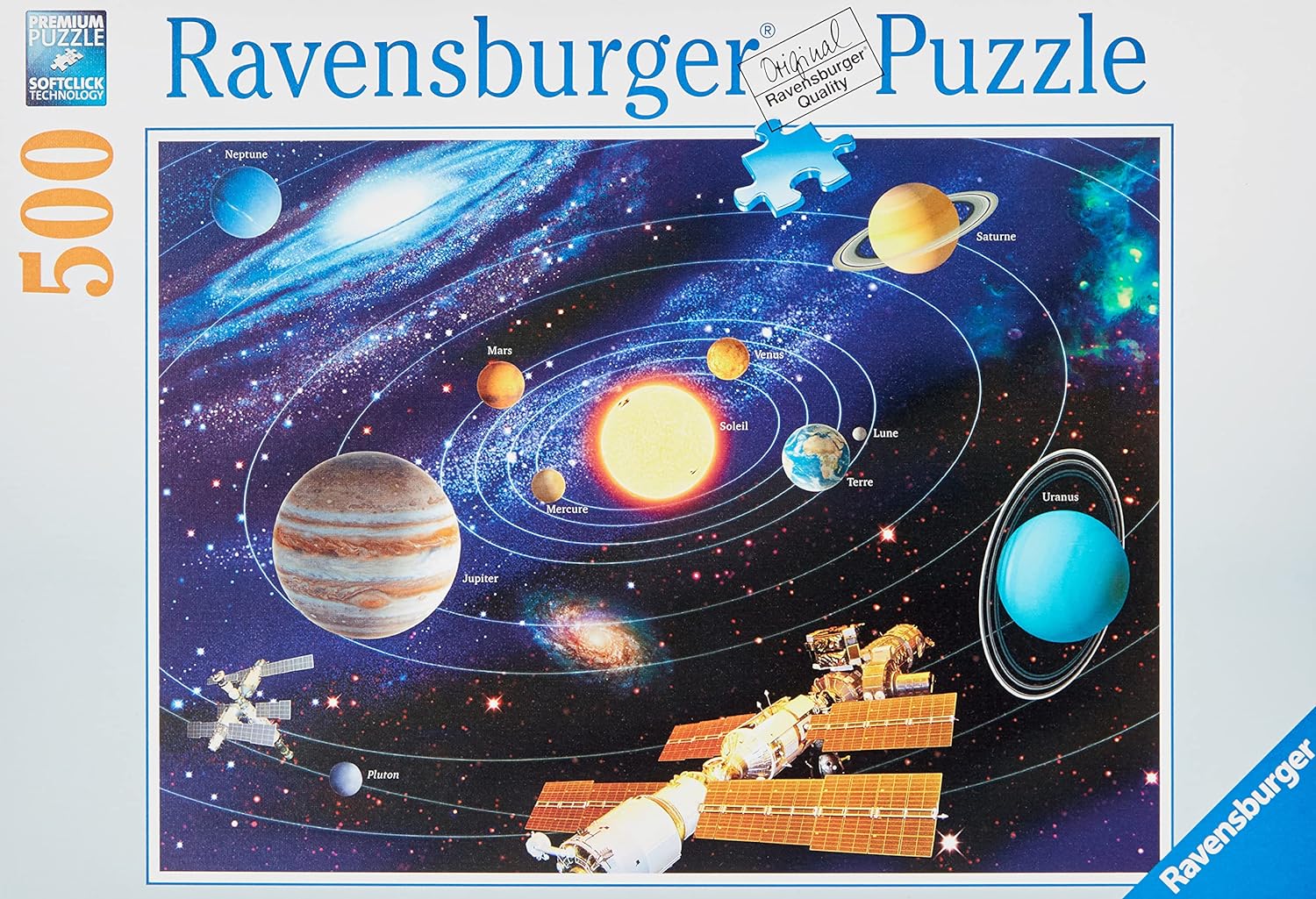 The Solar System 500 darabos Ravensburger puzzle kirakó (14775)