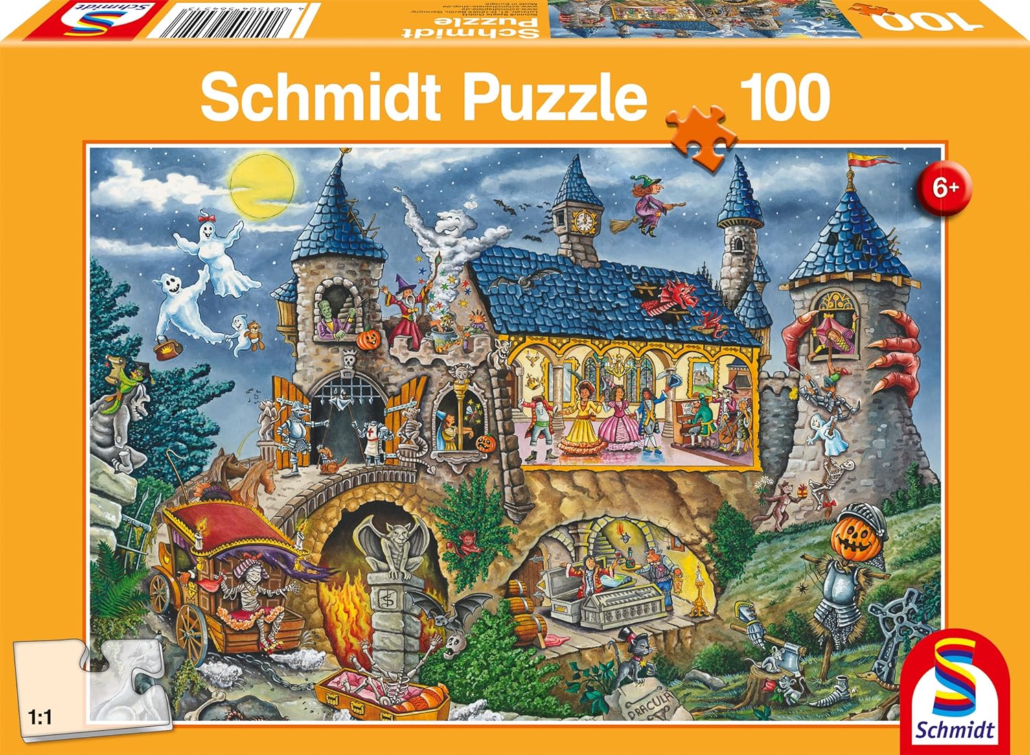 A kísértet kastély Schmidt 100 darabos kirakó puzzle (SCH-56451 4001504564513) - puzzlegarden