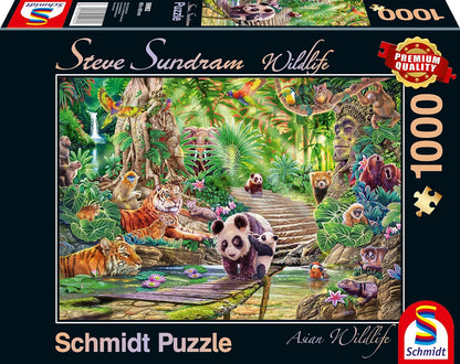 Ázsiai Vadvilág Schmidt 1000 darabos kirakó puzzle (SCH-59962 4001504599621) - puzzlegarden