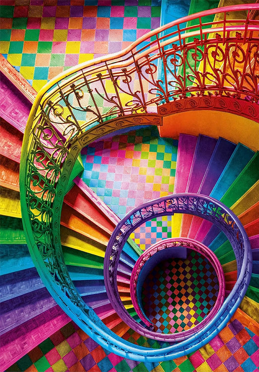 ColorBoom Kollekció - Lépcsők Clementoni 500 darabos kirakó puzzle (CL-35132 8005125351329) - puzzlegarden