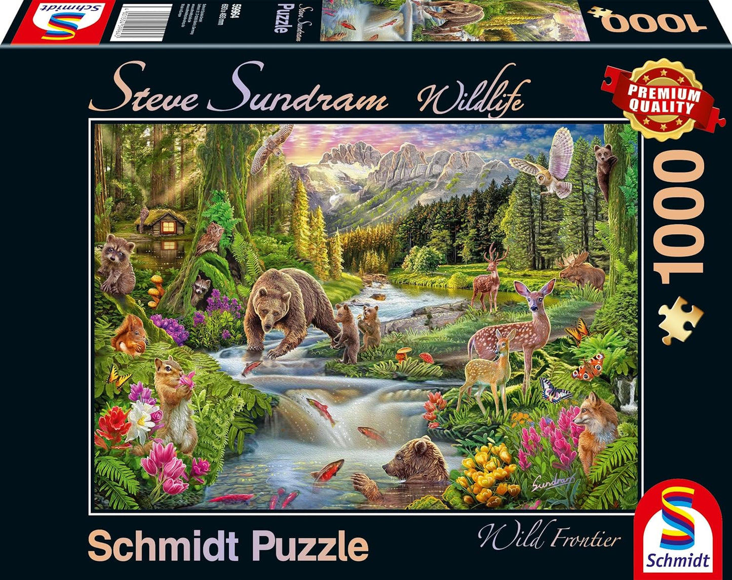 Wild Frontier 1000 darabos Schmidt puzzle kirakó (59964)