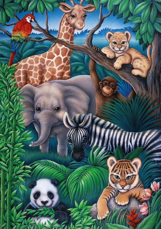 Állati királyság Ravensburger 35 darabos kirakó puzzle (RA - 08601) - puzzlegarden