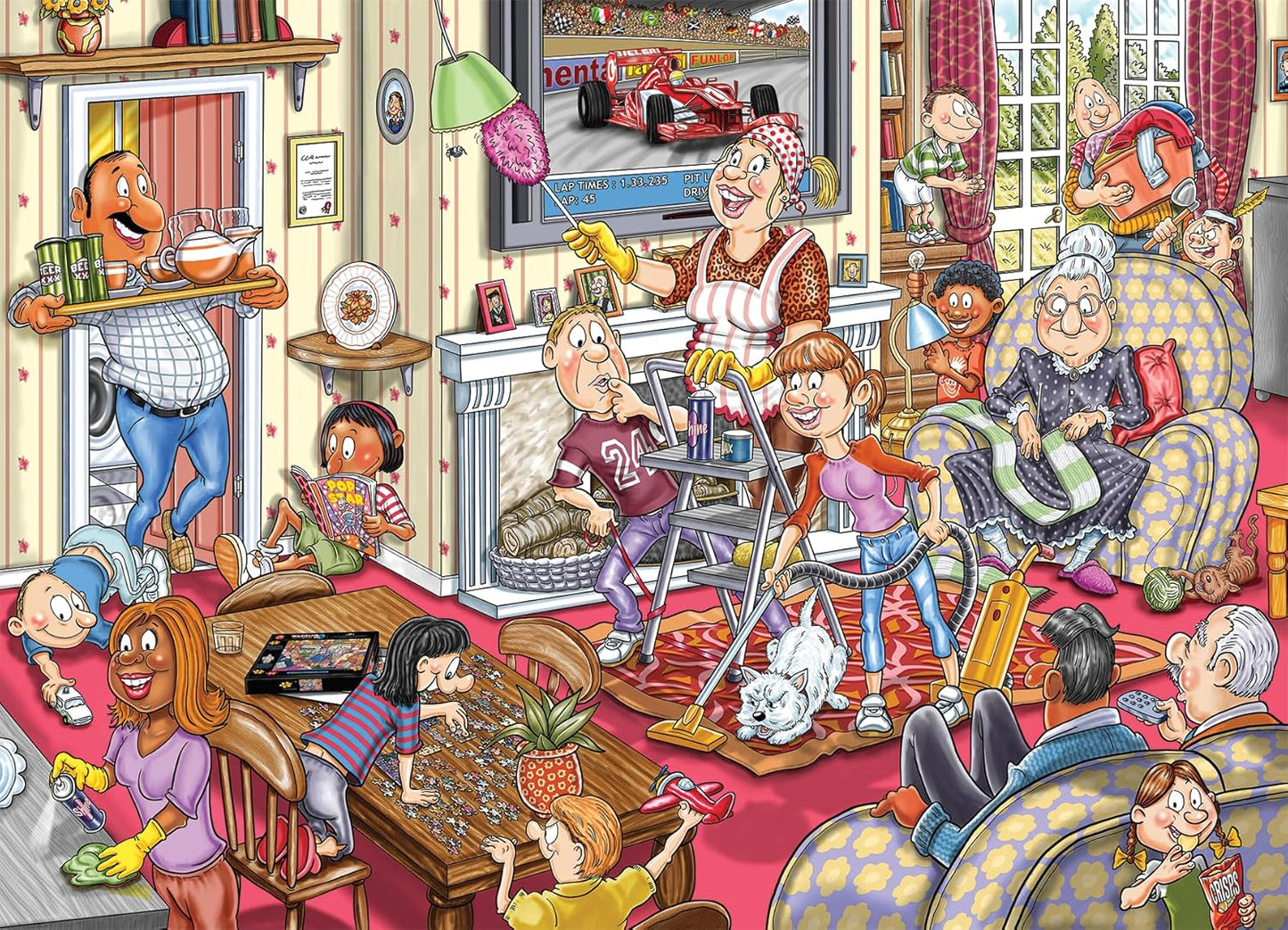 Wasgij Retro Mystery 10 – Itt a tavaszi nagytakarítás!