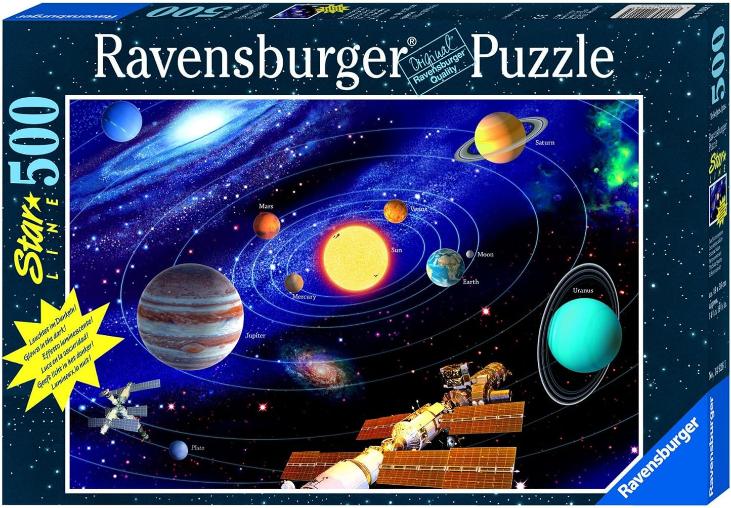 The Solar System 500 darabos Ravensburger puzzle kirakó (14926)