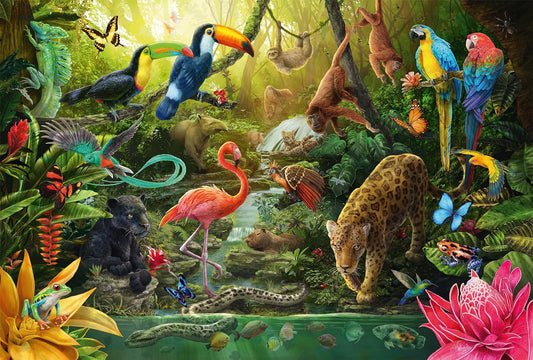 Jungle Dwellers 150 darabos Schmidt puzzle kirakó (56456)