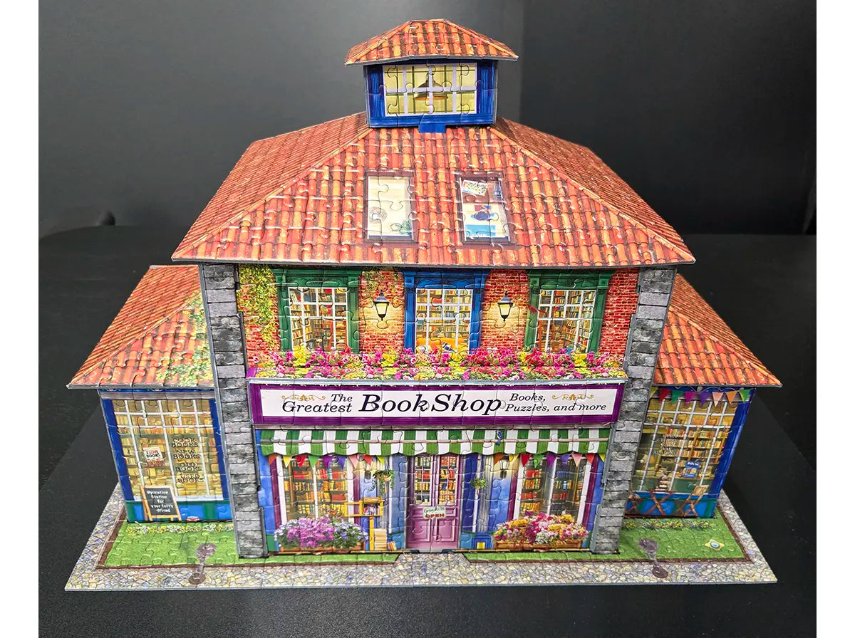 A legjobb könyvesbolt – 3D puzzle – valódi összeállított modell