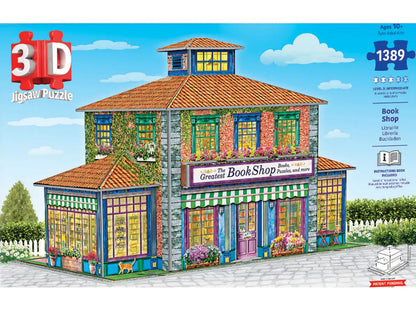 A legjobb könyvesbolt – 3D puzzle – a kirakó képe