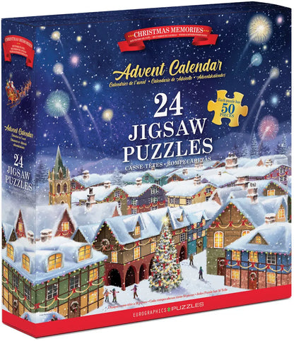 Karácsonyi emlékek – puzzle adventi naptár – a kirakó doboza