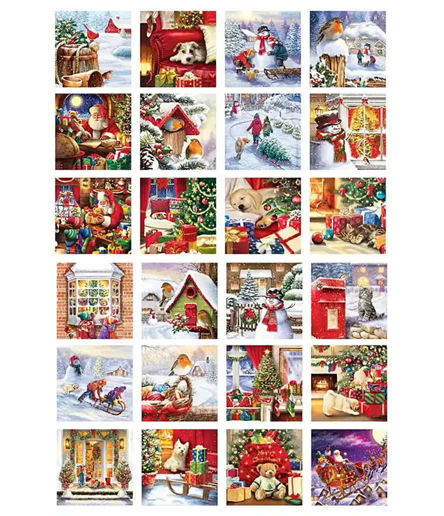 Karácsonyi emlékek – puzzle adventi naptár – a kirakó képe