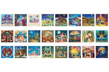 Betlehemi történet – puzzle adventi naptár – a kirakó képe