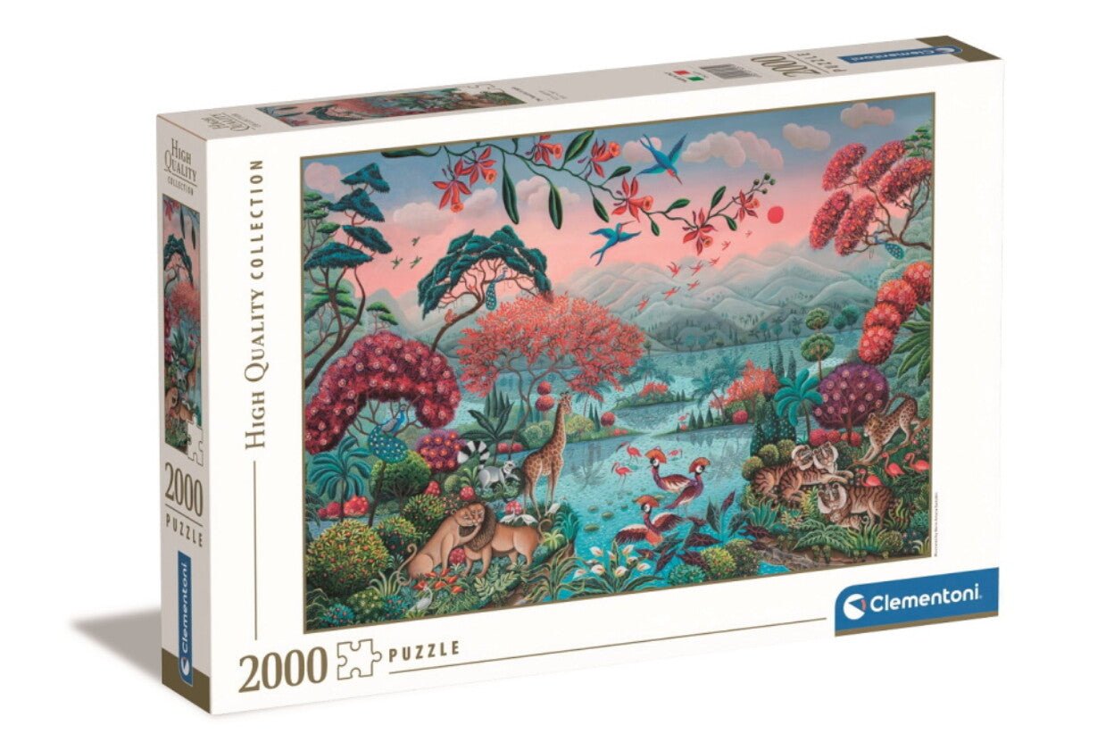 A Békés Dzsungel Clementoni 2000 darabos kirakó puzzle (CL-32571 8005125325719) - puzzlegarden